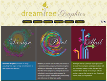 Tablet Screenshot of dreamtreegraphics.com